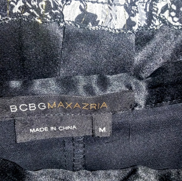 BCBGMaxAzria Silk Velvet Peasant Midi Skirt - Picture 5 of 6